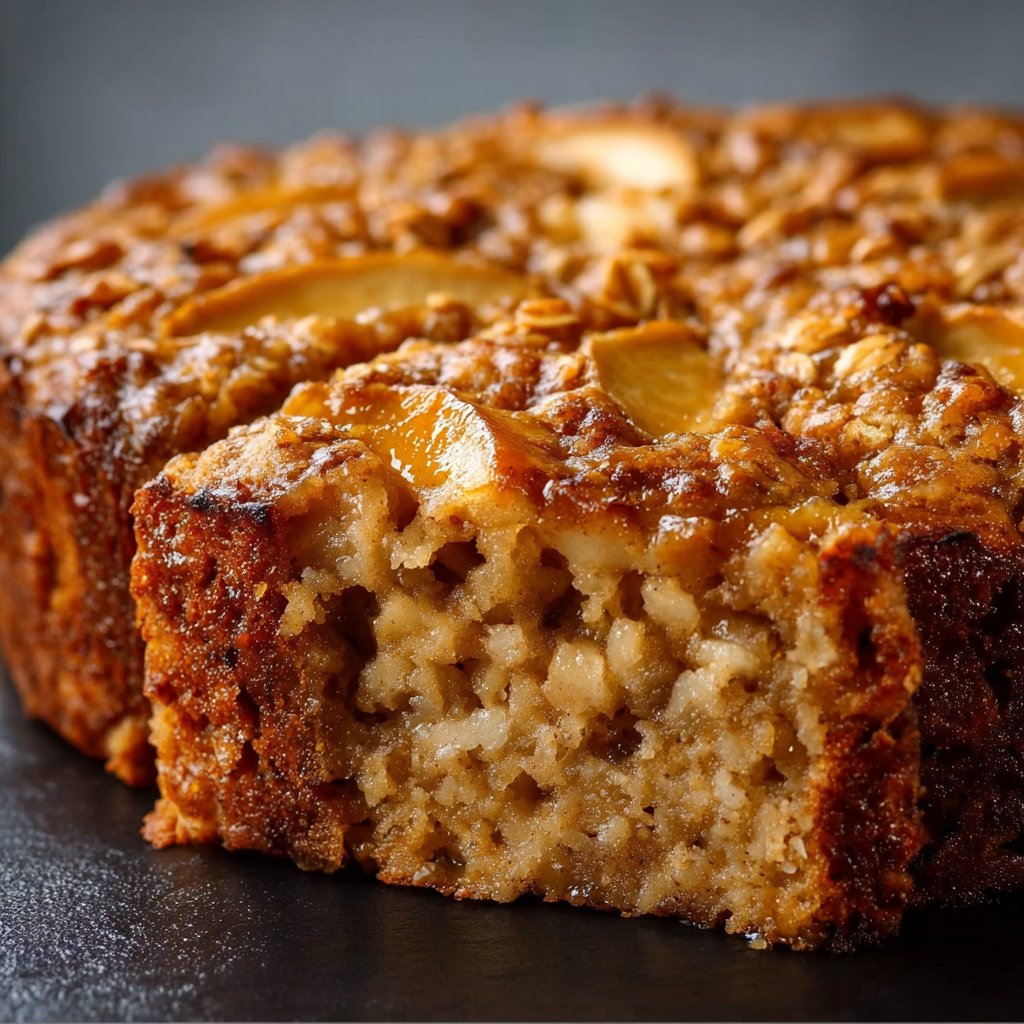 Healthy Oatmeal Apple Cake