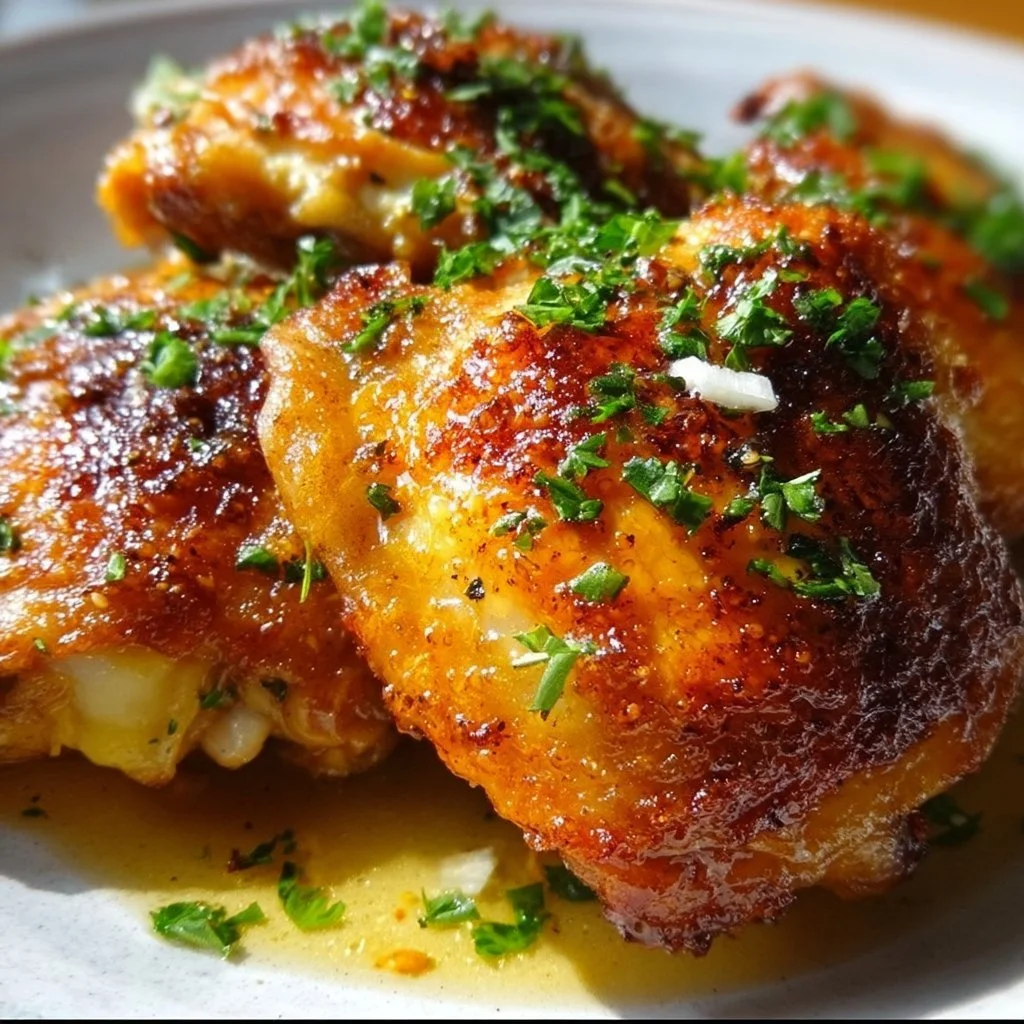 Flavorful Ranch Chicken Thighs ready for a delicious meal.