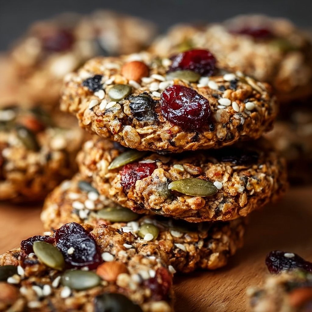Healthy Nut & Seed Energy Cookies