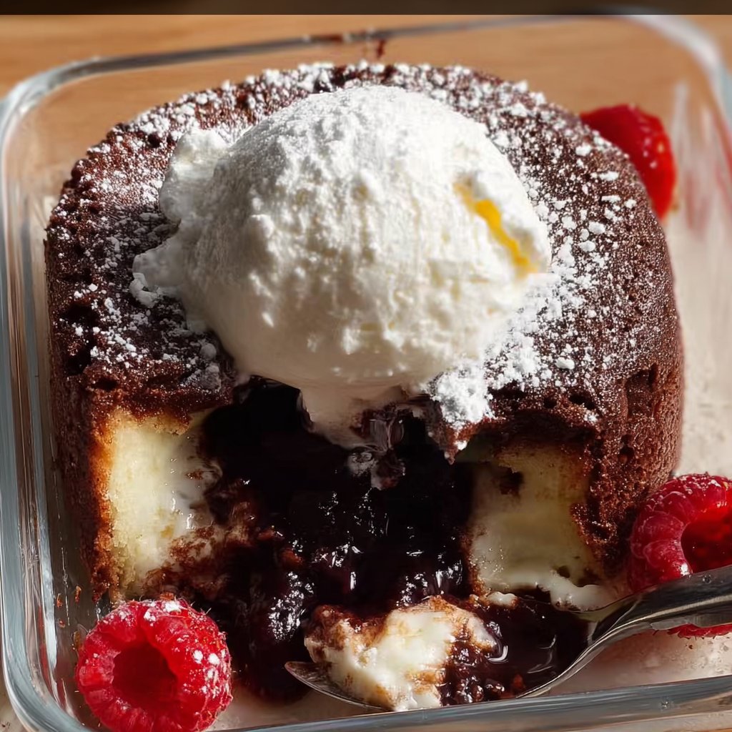 Cottage Cheese Lava Cake
