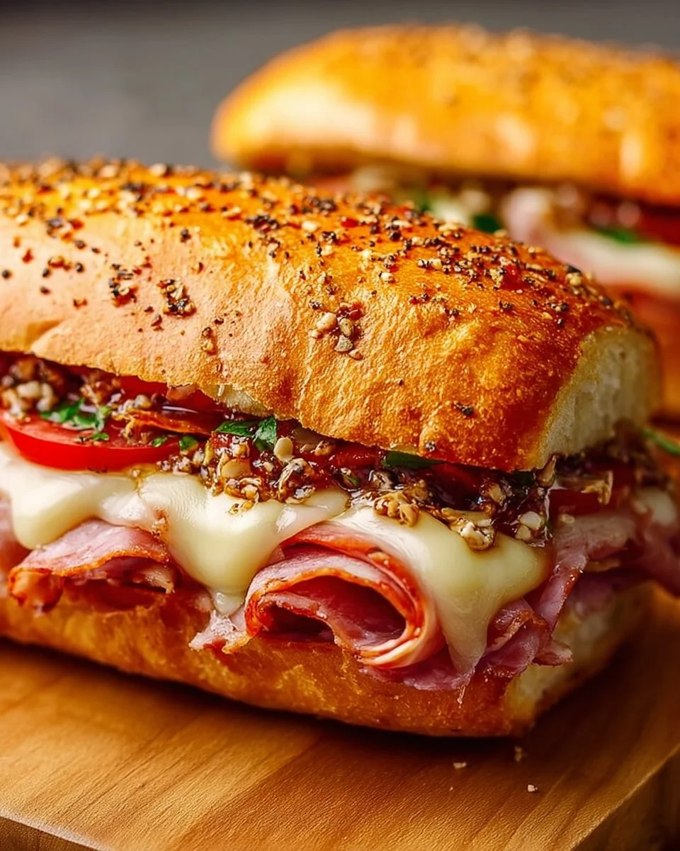 Baked Italian Sub Sandwiches