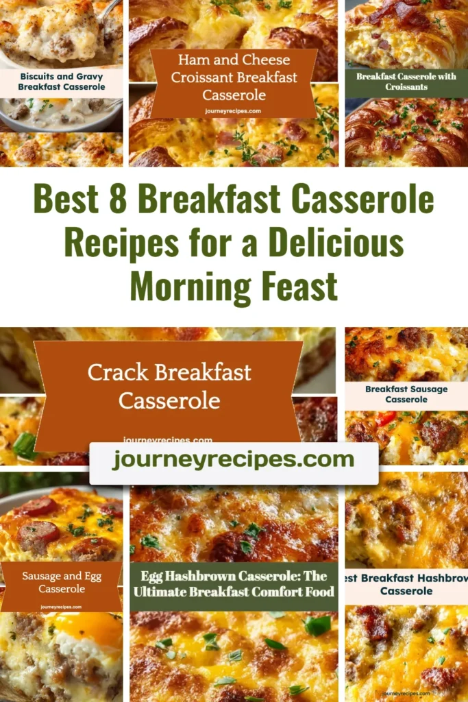 Delicious breakfast casserole served in a baking dish with fresh ingredients