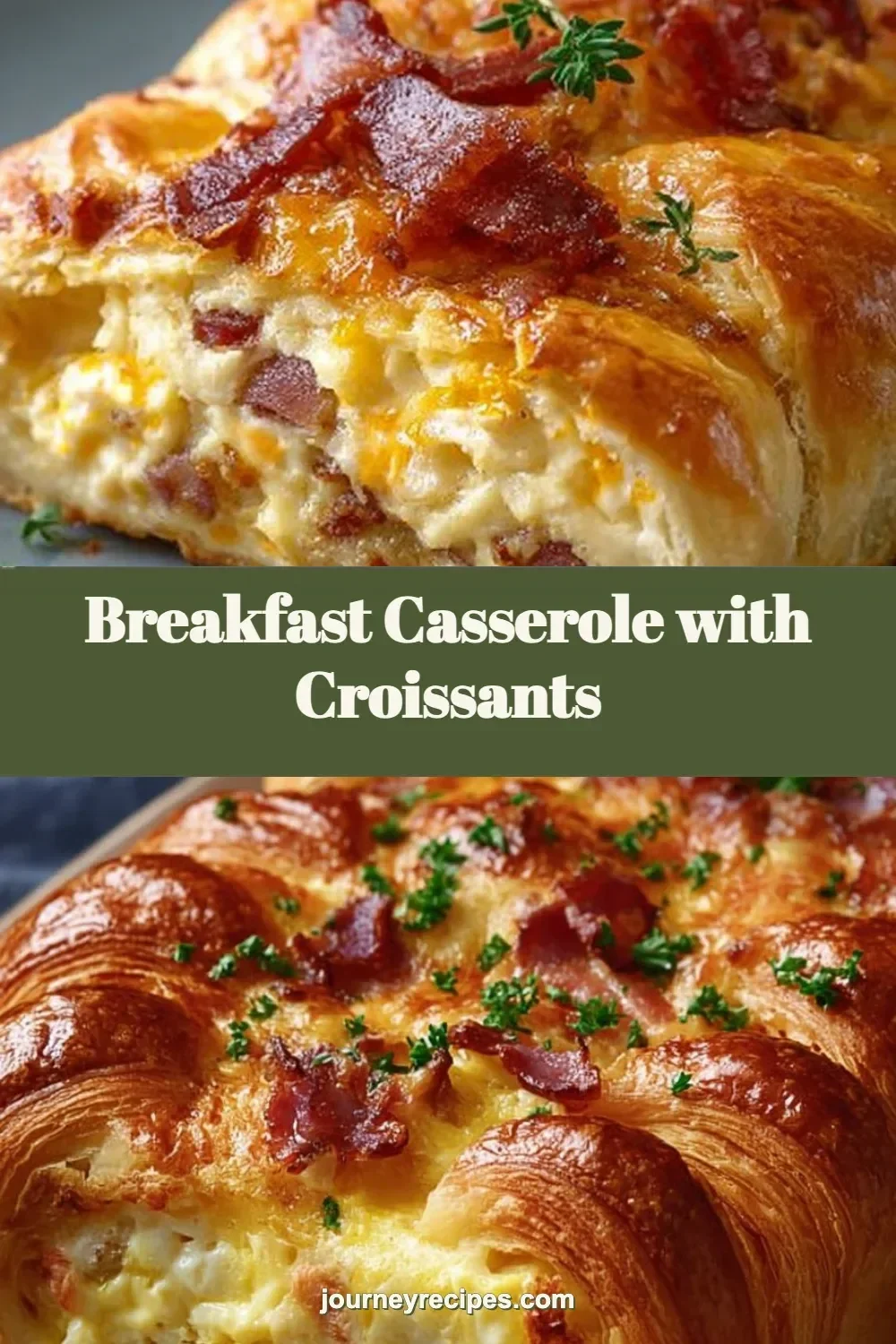 Breakfast Casserole with Croissants