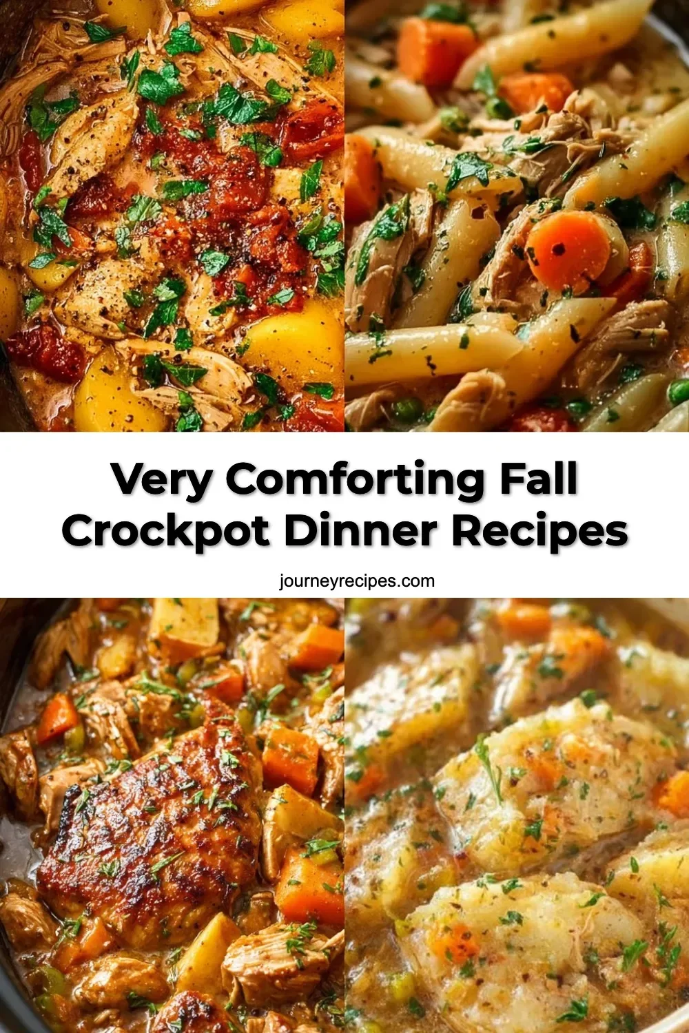 Very Comforting Fall Crockpot Dinner Recipes