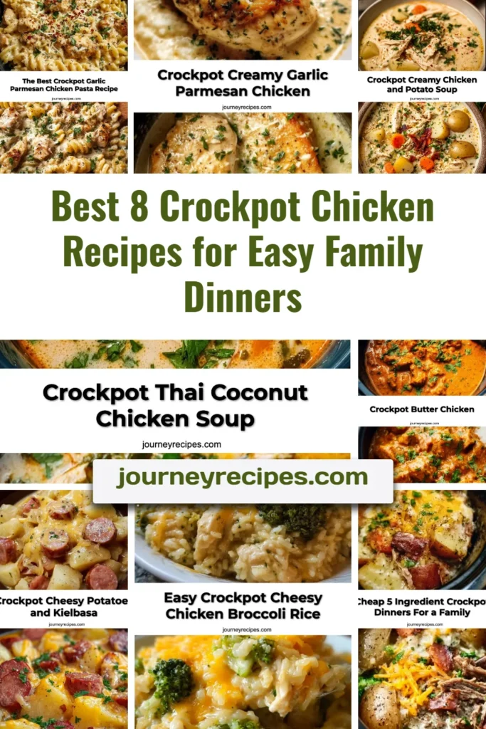Delicious crockpot chicken recipes for easy family dinners