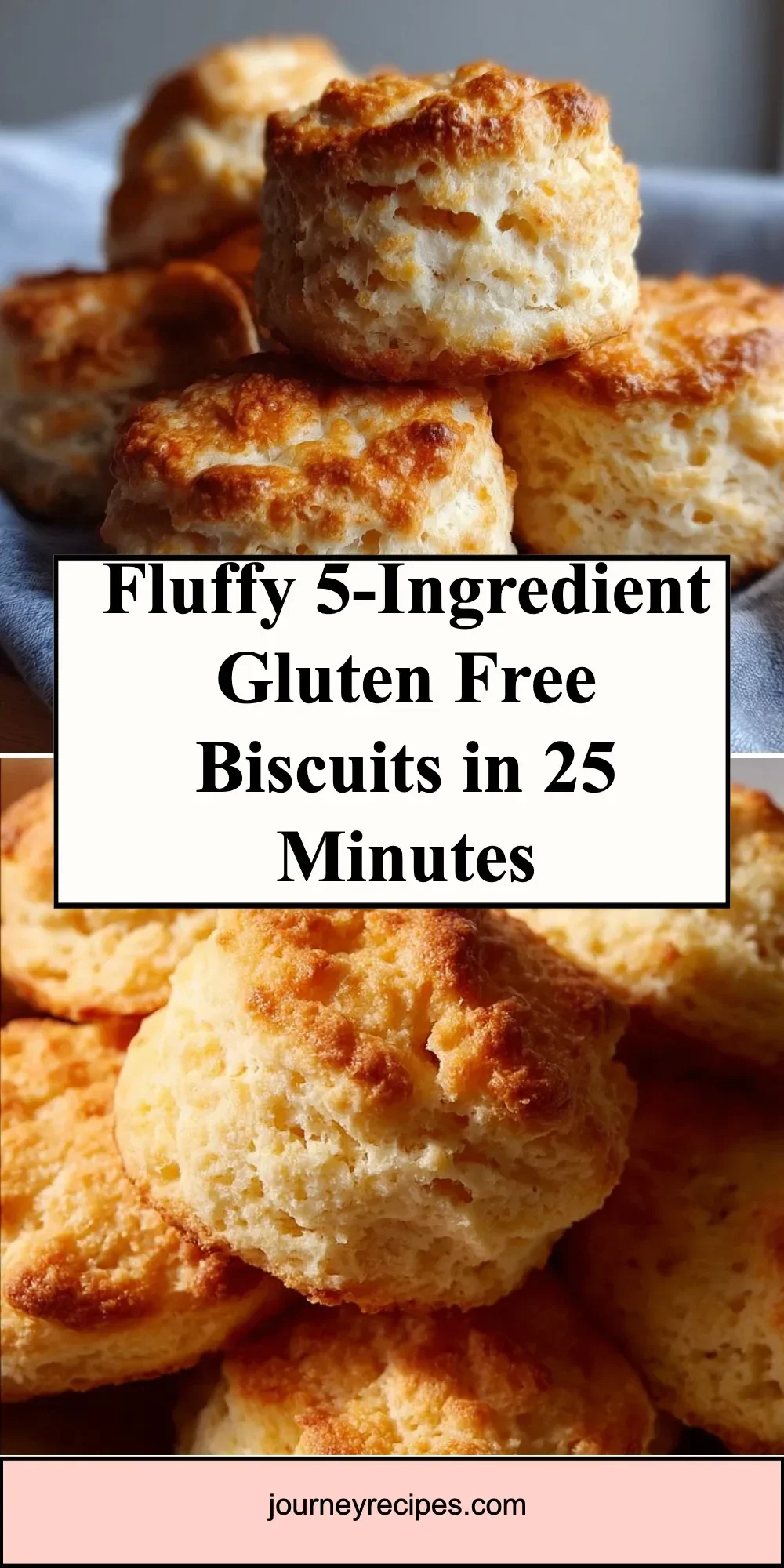 Fluffy 5-Ingredient Gluten Free Biscuits in 25 Minutes