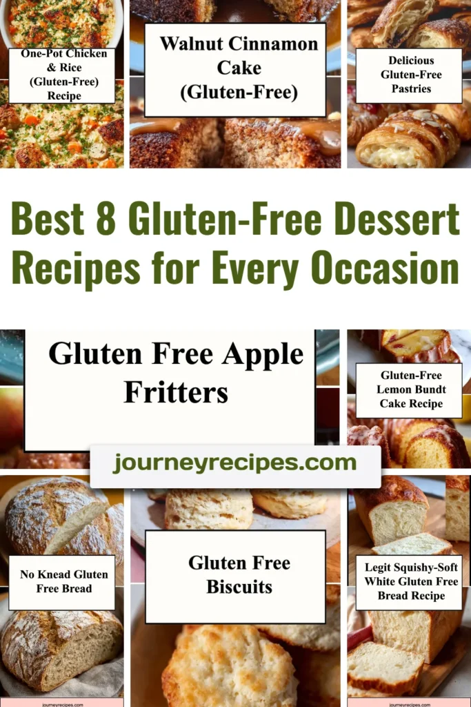 Delicious gluten-free dessert recipes for every occasion