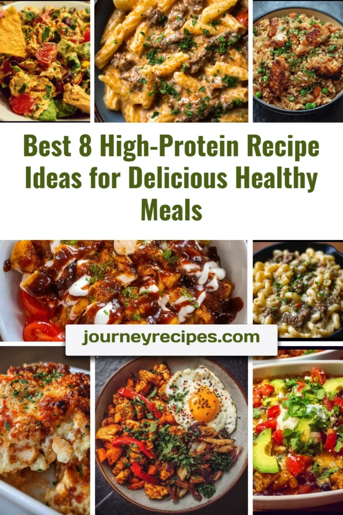 Delicious high-protein recipes for healthy meals