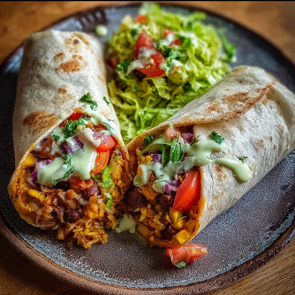 10-Minute Vegan Burrito Wraps