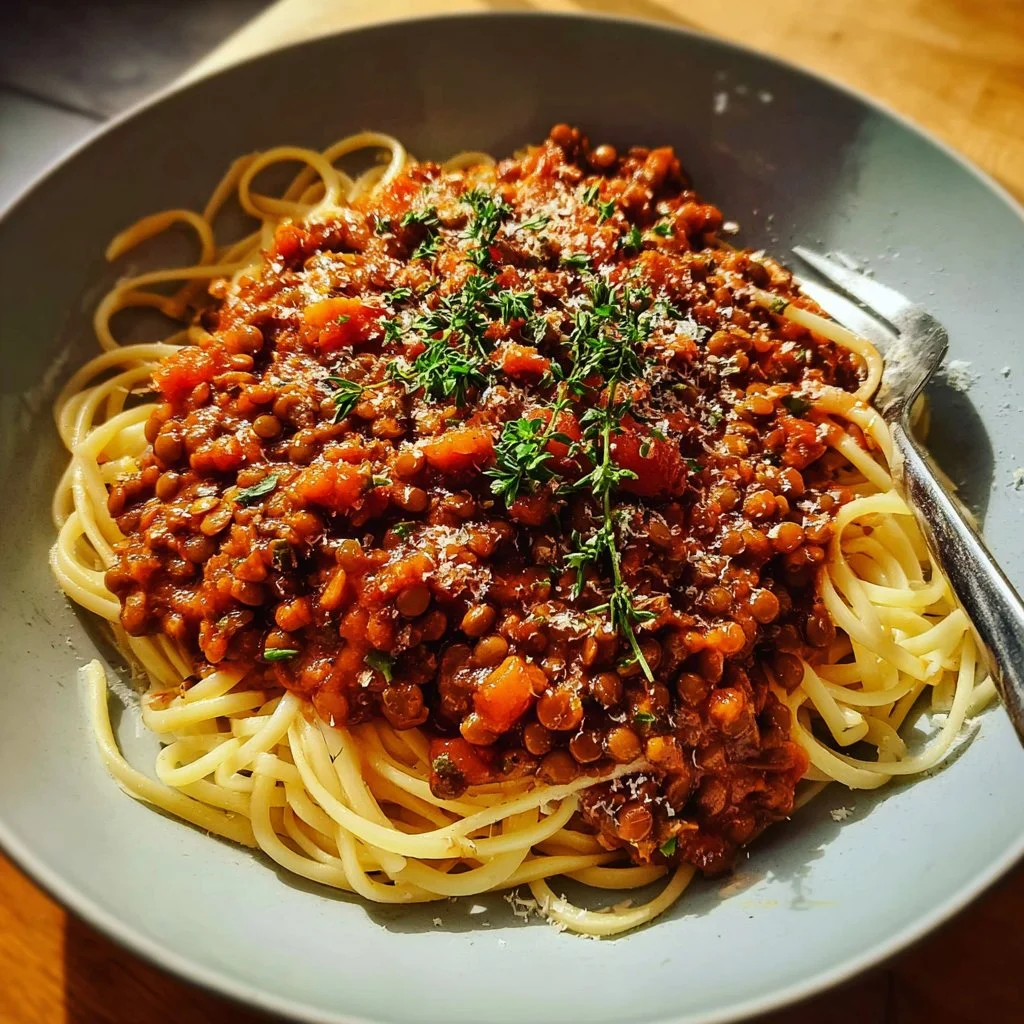 Vegan Lentil Bolognese
