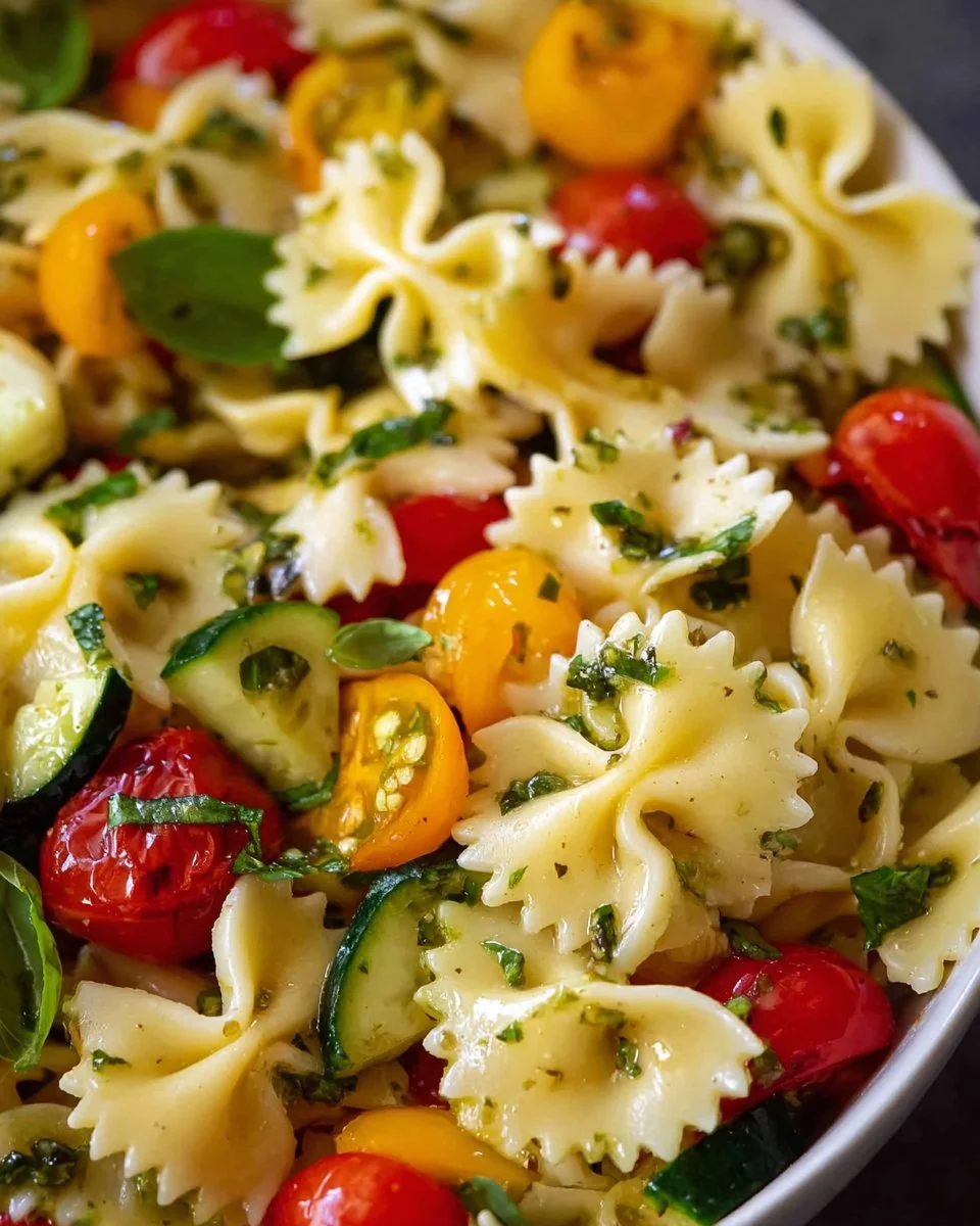 Colorful Bow Tie Pasta Salad
