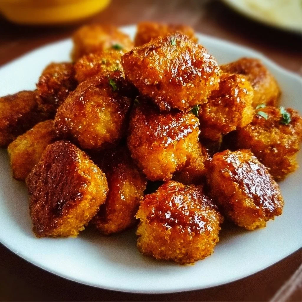 Delicious Cowboy Butter Chicken Bites served on a platter