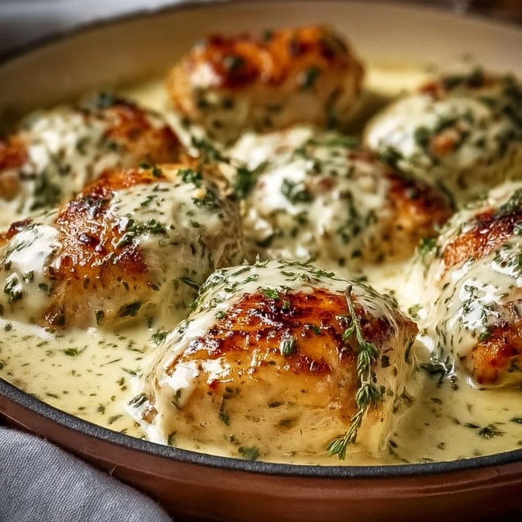 Creamy Herb-Baked Chicken