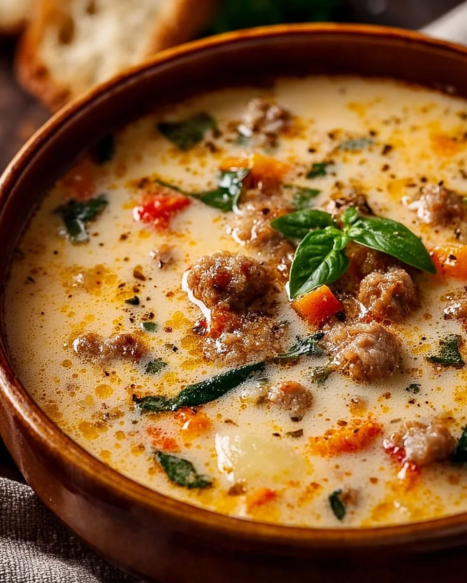 Creamy Italian Sausage Soup