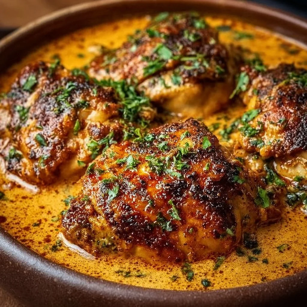 Crockpot Cajun Butter Chicken