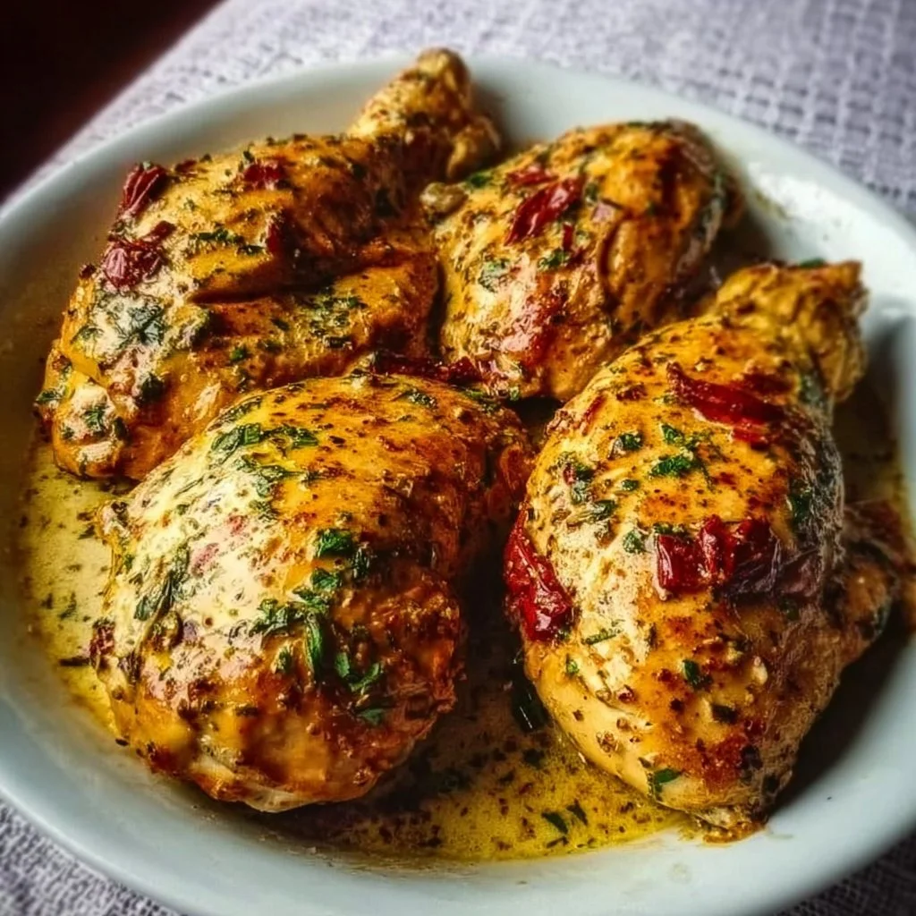 Delicious easy Marry Me Chicken recipe with creamy sauce