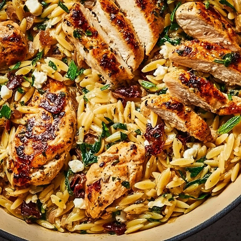 Flavorful Mediterranean Chicken Orzo Recipe For A Healthy Dinner