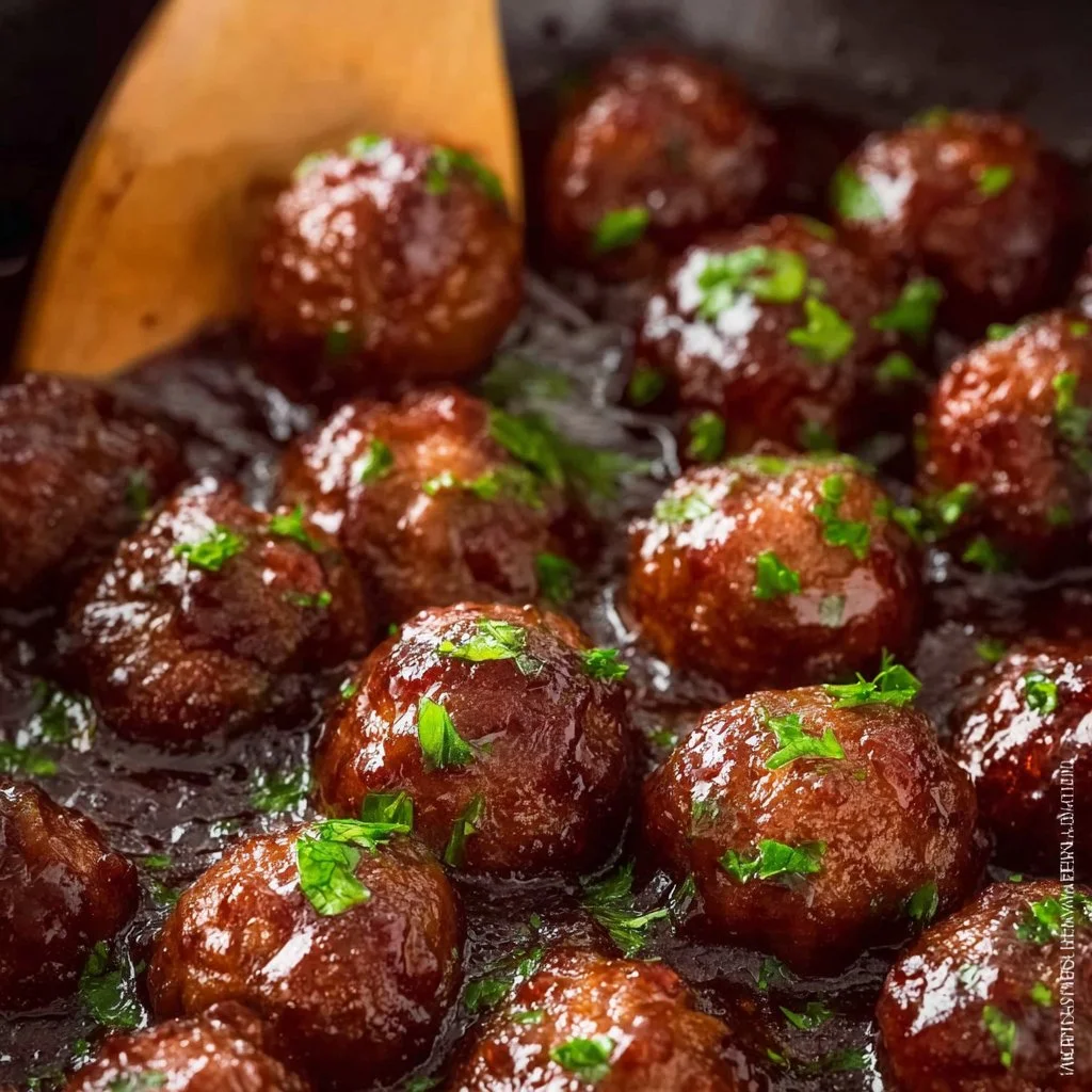 Grape Jelly Meatballs