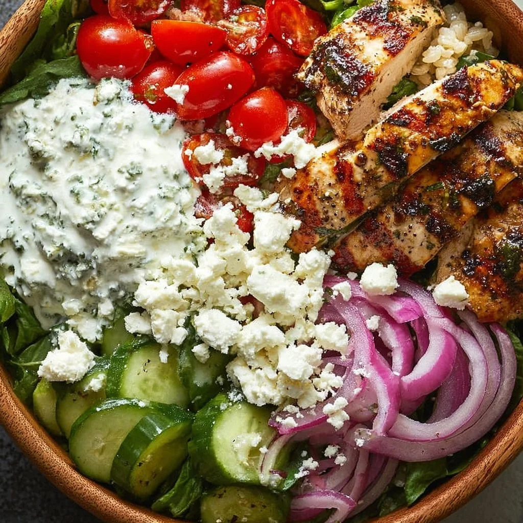Greek Chicken Bowls