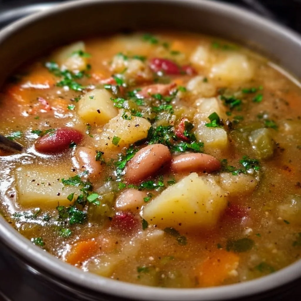 Hearty Potato Bean Soup