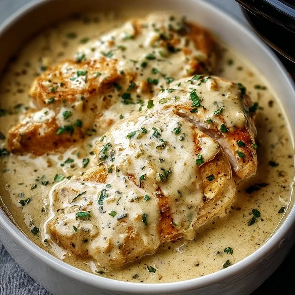 Irresistible Slow Cooker Creamy Ranch Chicken
