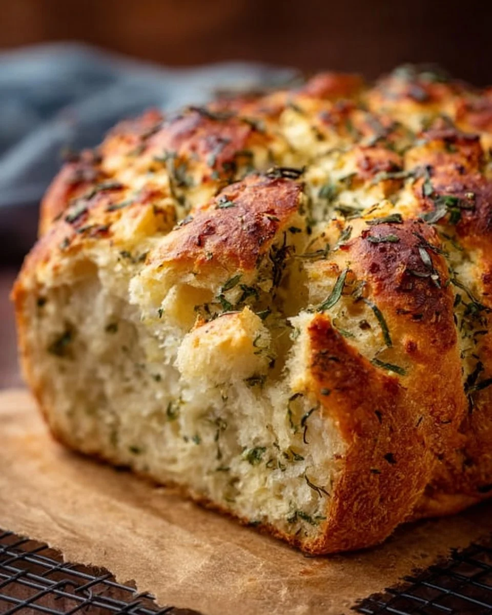 Italian Herbs and Cheese Bread