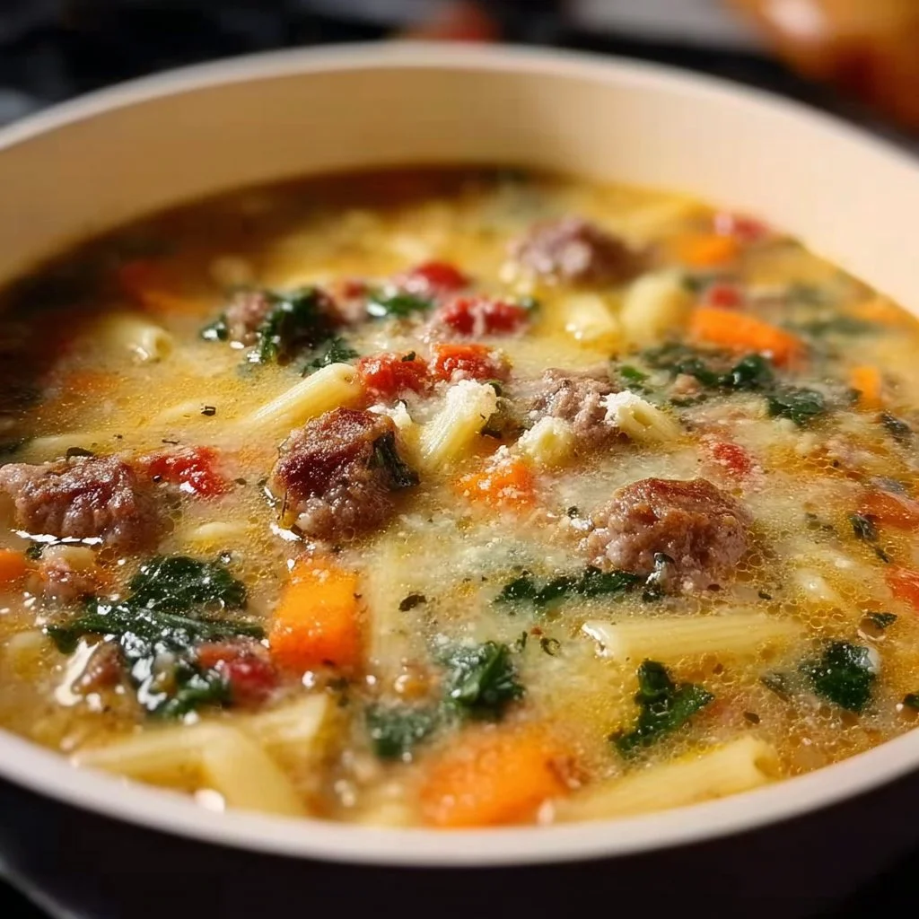 Italian Sausage Pasta Soup