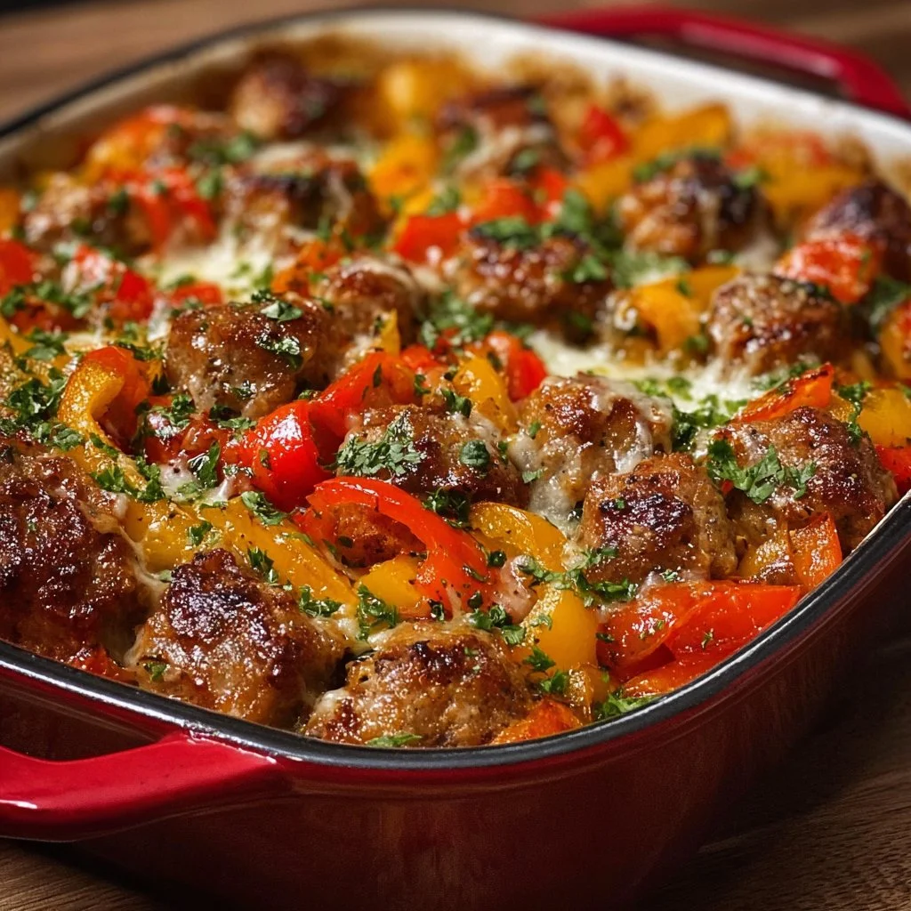 Italian Sausage & Pepper Casserole: A Must-Try Delight!