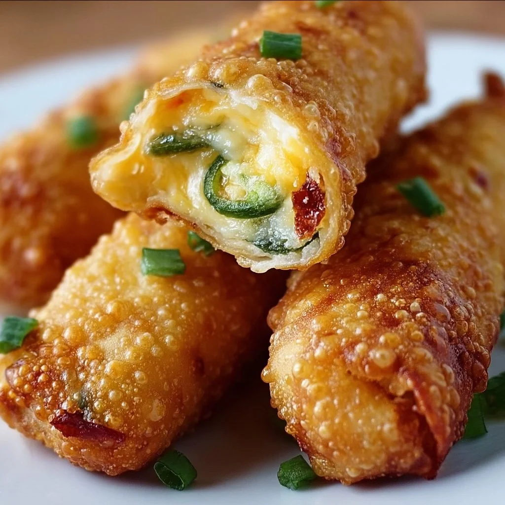 Mini Jalapeno Popper Egg Rolls