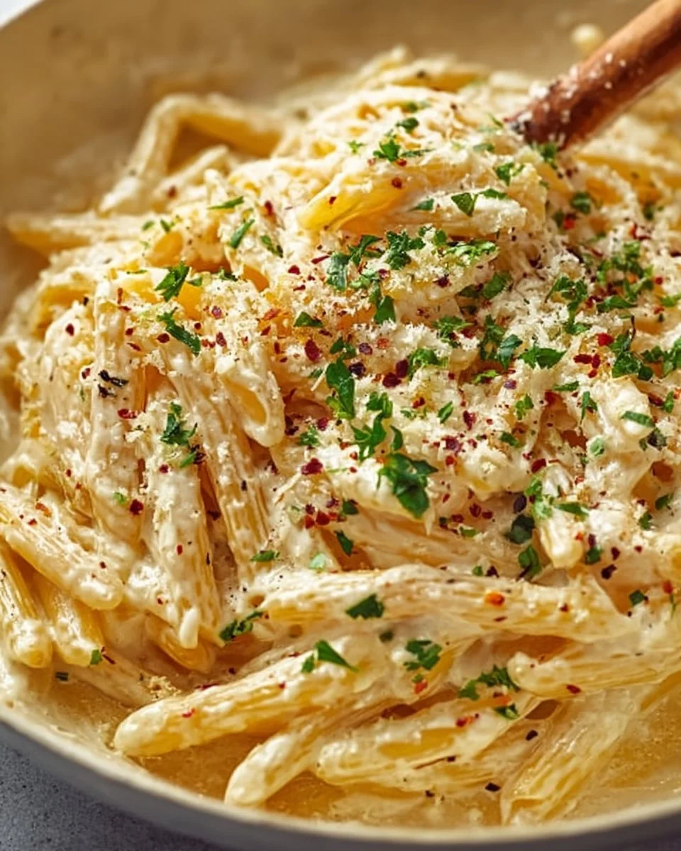 One Pot Creamy Garlic Pasta