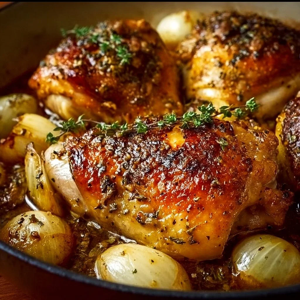 Oven-Roasted French Garlic Chicken