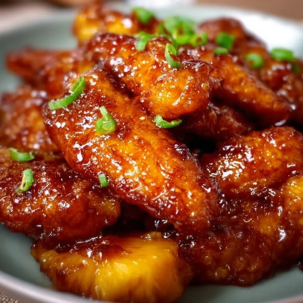 Pineapple Chicken Wings