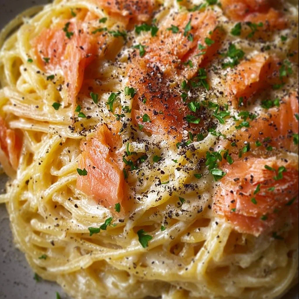 Smoked Salmon Carbonara