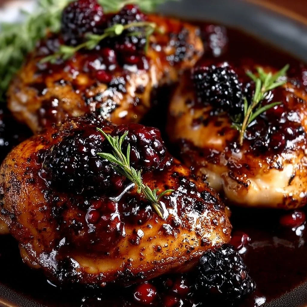 Ultimate Blackberry Balsamic Chicken