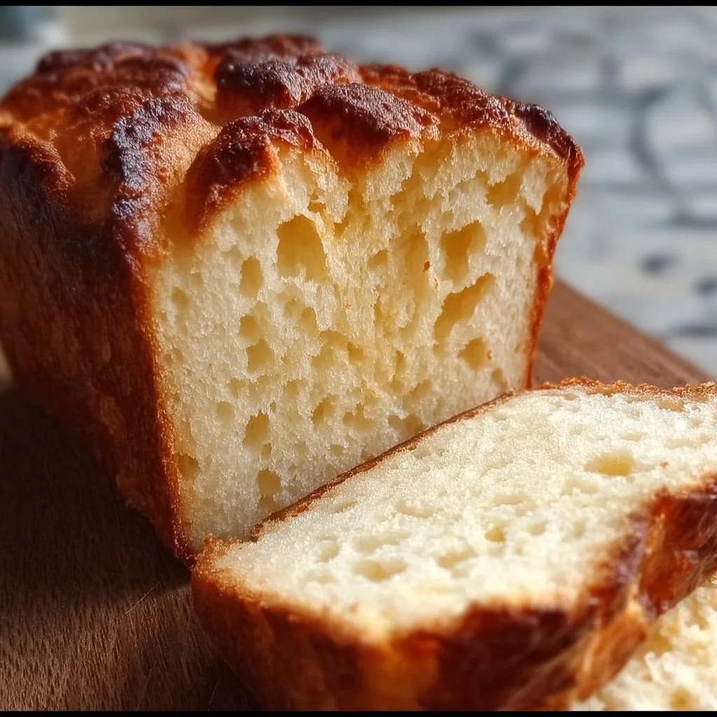Delicious zero carb yogurt bread ready for a guilt-free snack