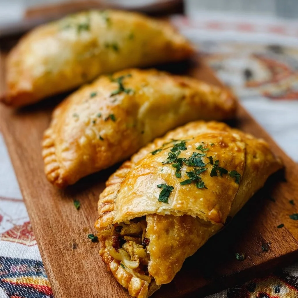 Delicious gluten free empanadas filled with fresh vegetables and spices.
