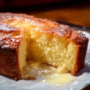 Gluten Free French Butter Cake, a rich and moist dessert option for gluten-sensitive diets.