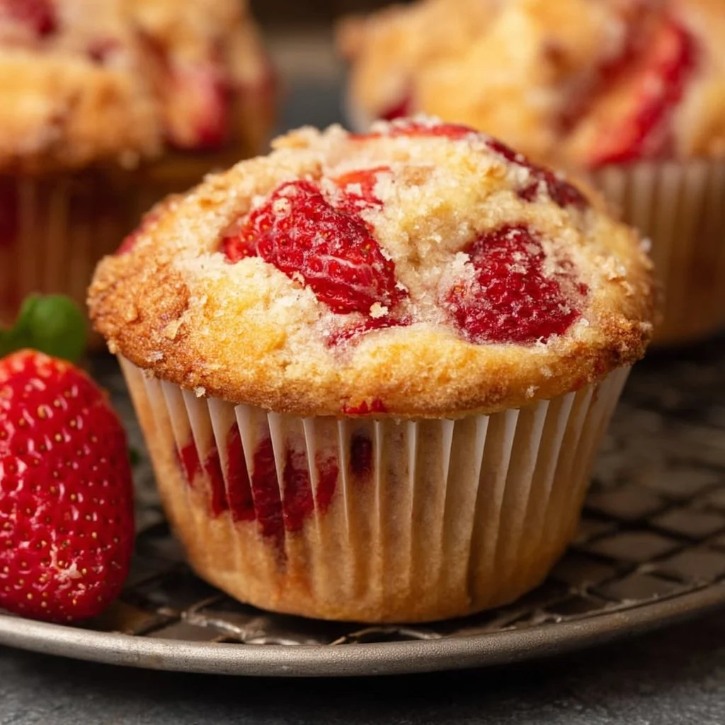 Gluten Free Strawberry Muffins