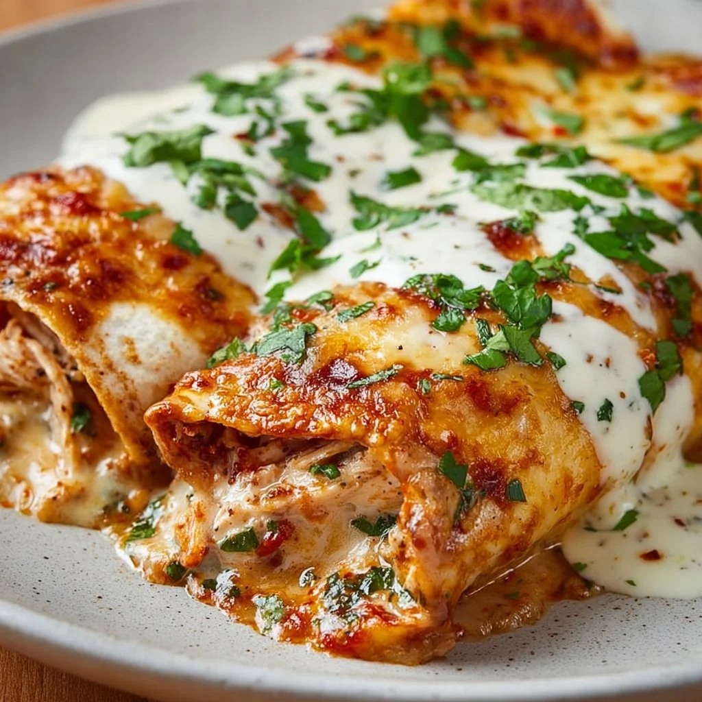 High Protein Chicken Enchiladas