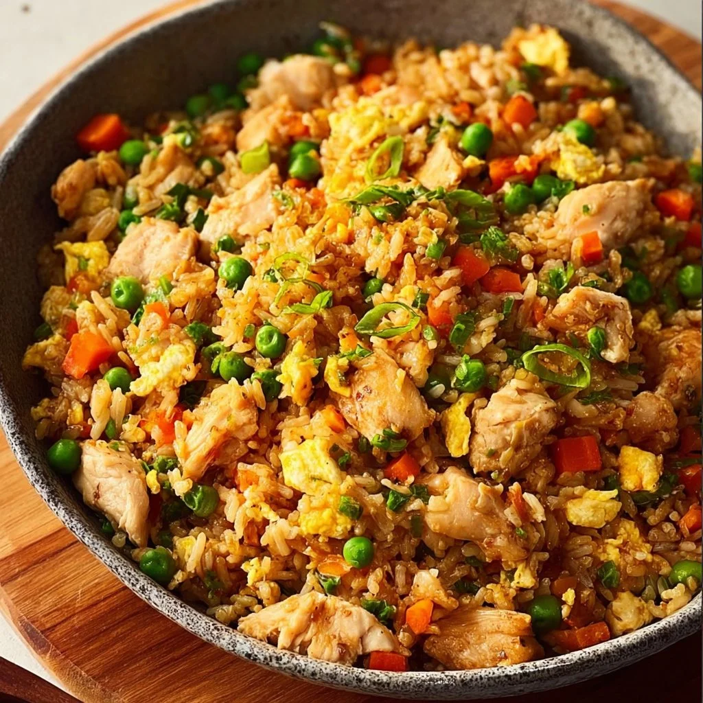High Protein Chicken Fried Rice