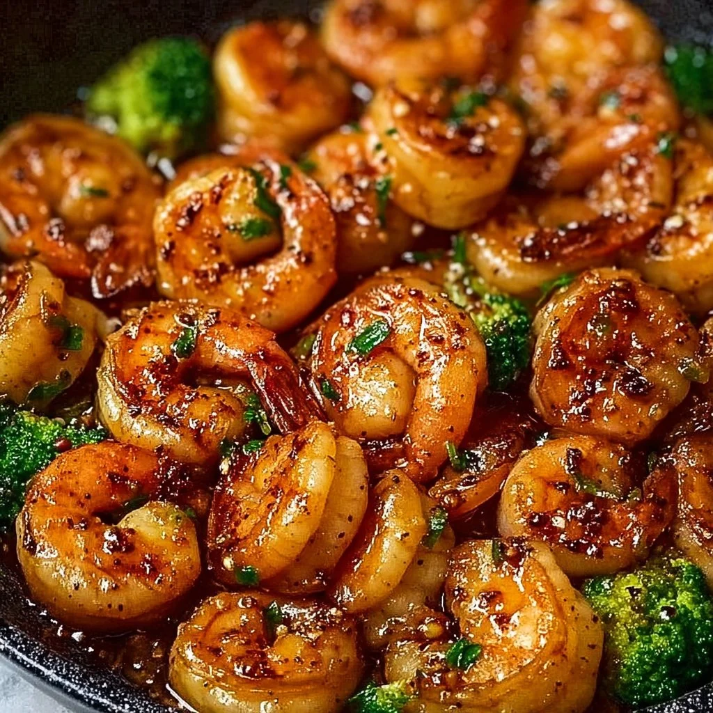 High-Protein Honey Garlic Shrimp