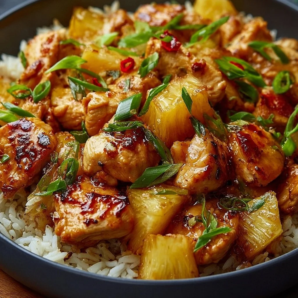 Pineapple Chicken and Rice